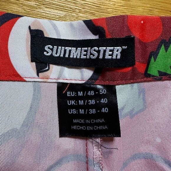 Ugly Christmas Suitmeister Santa pants men’s xl 38-40 - Picture 4 of 6